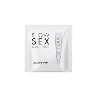 Пробник разогревающего бальзама для клитора Bijoux Indiscrets Slow Sex Clitoral balm SO5948 фото