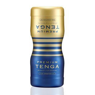Мастурбатор Tenga Premium Dual Sensation Cup, двосторонній, з двома незалежними каналами SO5109 фото