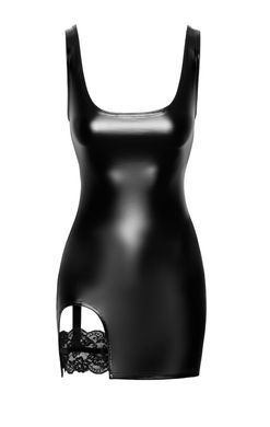 Сукня Noir Handmade F344 Powerwetlook dress with garter - XL SX2080 фото