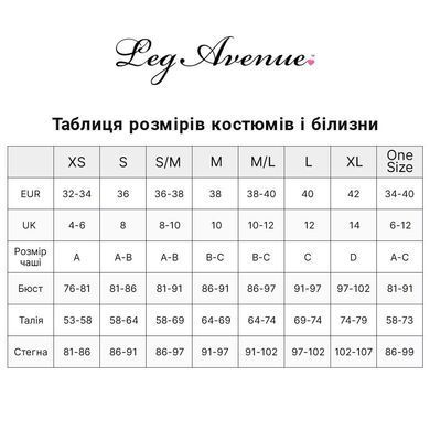 Комбинезон из экокожи Leg Avenue Wetlook Catsuit M, Black, молния спереди, с мокрым эффектом SO8554 фото