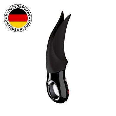 Вибратор для клитора Fun Factory VOLTA black, гибкий двойной кончик SX0928 фото