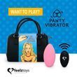 Вібратор в трусики FeelzToys Panty Vibrator Pink з пультом ДК, 6 режимів роботи, сумочка-чохол SO3849 фото 6