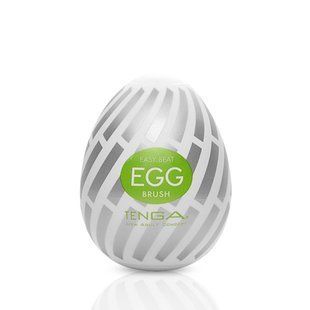 Мастурбатор-яйцо Tenga Egg Brush с рельефом в виде крупной щетины SO5489 фото