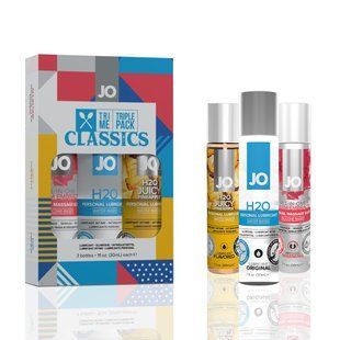 Набір JO Tri-Me Triple Pack &mdash; Classics (3&times;30 мл) водна, силіконова та смакова змазка SO2839 фото