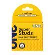 Презервативи ONE Super Studs, 3 шт, з точковим рельєфом, зі змазкою, паковання &mdash; картонна коробка SX0782 фото 2