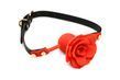 Силиконовый кляп с розой Master Series: Blossom Silicone Rose Gag &ndash; Red SO8801 фото 10