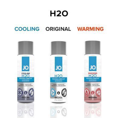 Согревающая смазка на водной основе JO H2O WARMING (240 мл) с экстрактом перечной мяты SO1785 фото
