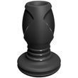 Анальний тунель Doc Johnson Platinum Premium Silicone &mdash; The Stretch &mdash; Small &mdash; Black SO4917 фото 2