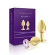 Набір металевих анальних пробок із кристалом RIANNE S &ndash; Booty Plug Luxury Set, діаметр 3 та 3,5 см SO3858 фото 7