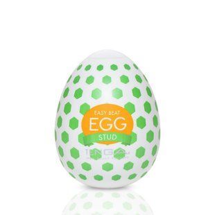 Мастурбатор-яйцо Tenga Egg Stud с шестиугольными выступами SO5495 фото