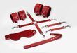 Набор Feral Feelings BDSM Kit 5 Red, наручники, поножи, крестовина, маска, паддл SO8273 фото 2