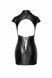 (SALE) Сукня Noir Handmade F309 Fantasy wetlook mini dress with lace up back - M SX0292 фото 5