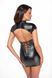 Сукня Noir Handmade F309 Fantasy wetlook mini dress with lace up back - L SX0293 фото 3