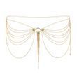 Цепочка на трусики или лиф Bijoux Indiscrets MAGNIFIQUE Waist Chain - Gold, украшение на тело SO2660 фото 7