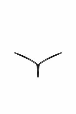 Трусики-стрінги Noir Handmade P012 Wild, 3XL, під латекс, крокодиловий принт, застібки з боків SX0344 фото