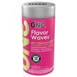 Ароматизовані презервативи ONE FlavorWaves, 12 шт, 6 ароматів, 6 кольорів, подарункове паковання-тубус SX0794 фото 3