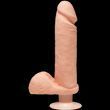 Фаллоимитатор Doc Johnson The D - Perfect D - Vibrating 8 Inch With Balls - ULTRASKYN, диаметр 5,1см SO1579 фото 2
