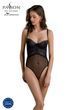 Боді Passion KERRIA BODY black, XXL/XXXL, з високими вирізами та верхом балконет SX0487 фото 7