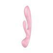 Двусторонний вибратор-кролик Satisfyer Triple Oh Pink, 3 мотора, рукоятка-массажер SO7780 фото 8