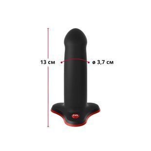 Фаллоимитатор Fun Factory AMOR, черный, длина 14,6 см, диаметр 3,7 см, изогнутый SX0982 фото