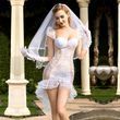 Еротичний костюм нареченої "Благочестива Марта" One Size White SO2298 фото 4