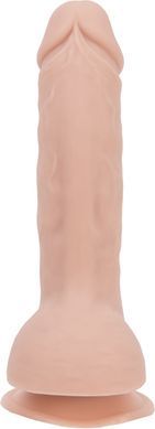 Изогнутый фаллоимитатор на присоске ADDICTION &mdash; BRAD 7,5&Prime; Dildo With Balls, Beige SO5584 фото