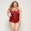 Сексуальный корсет со стрепами JSY &laquo;Горячая Тейлор&raquo; Plus Size, Red, кружево, стринги SO8382 фото 2