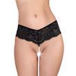 Сексуальные женские трусики Fabiana с жемчугом, черные, размер L-2XL SO5196 фото 4