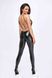 Комбинезон Noir Handmade F306 Mirage catsuit with jewelry rhinestone chain adorning the back - XXL SX0277 фото 3