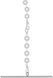 Комбинезон Noir Handmade F306 Mirage catsuit with jewelry rhinestone chain adorning the back - XXL SX0277 фото 7